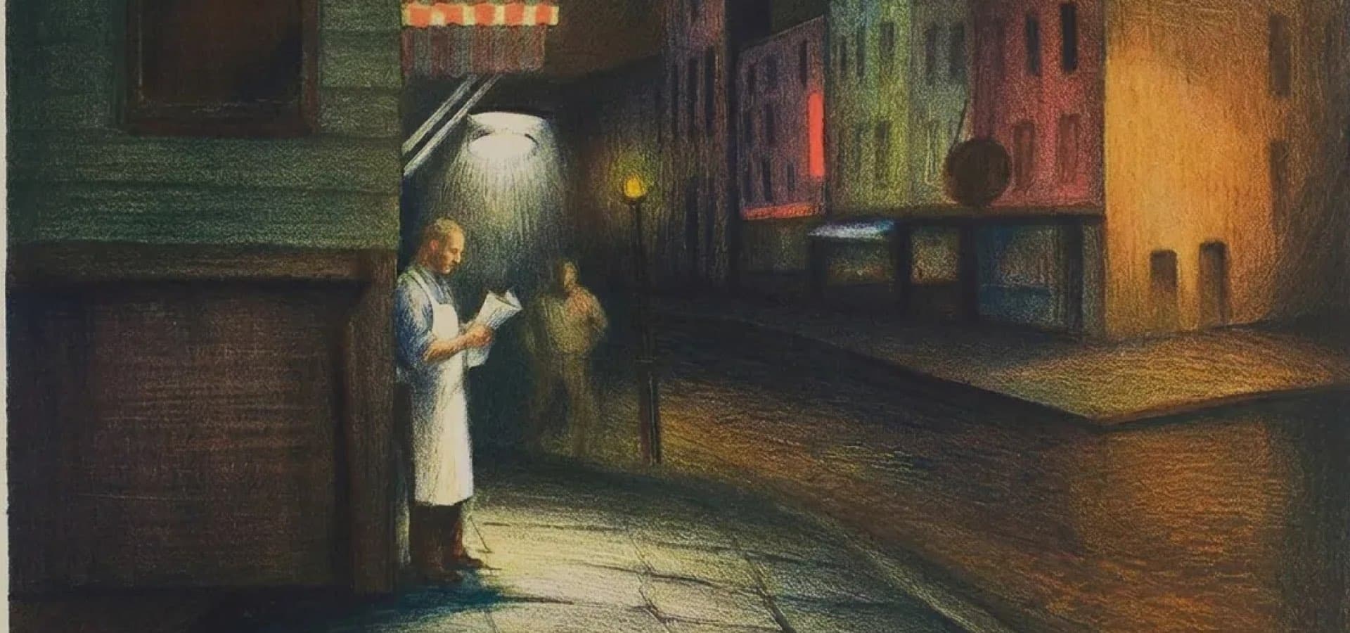 Proveedor no habido y crédito fiscal IGV Perú - comerciante revisando comprobante bajo la lámpara, metáfora de la verificación previa del estado del proveedor en SUNAT